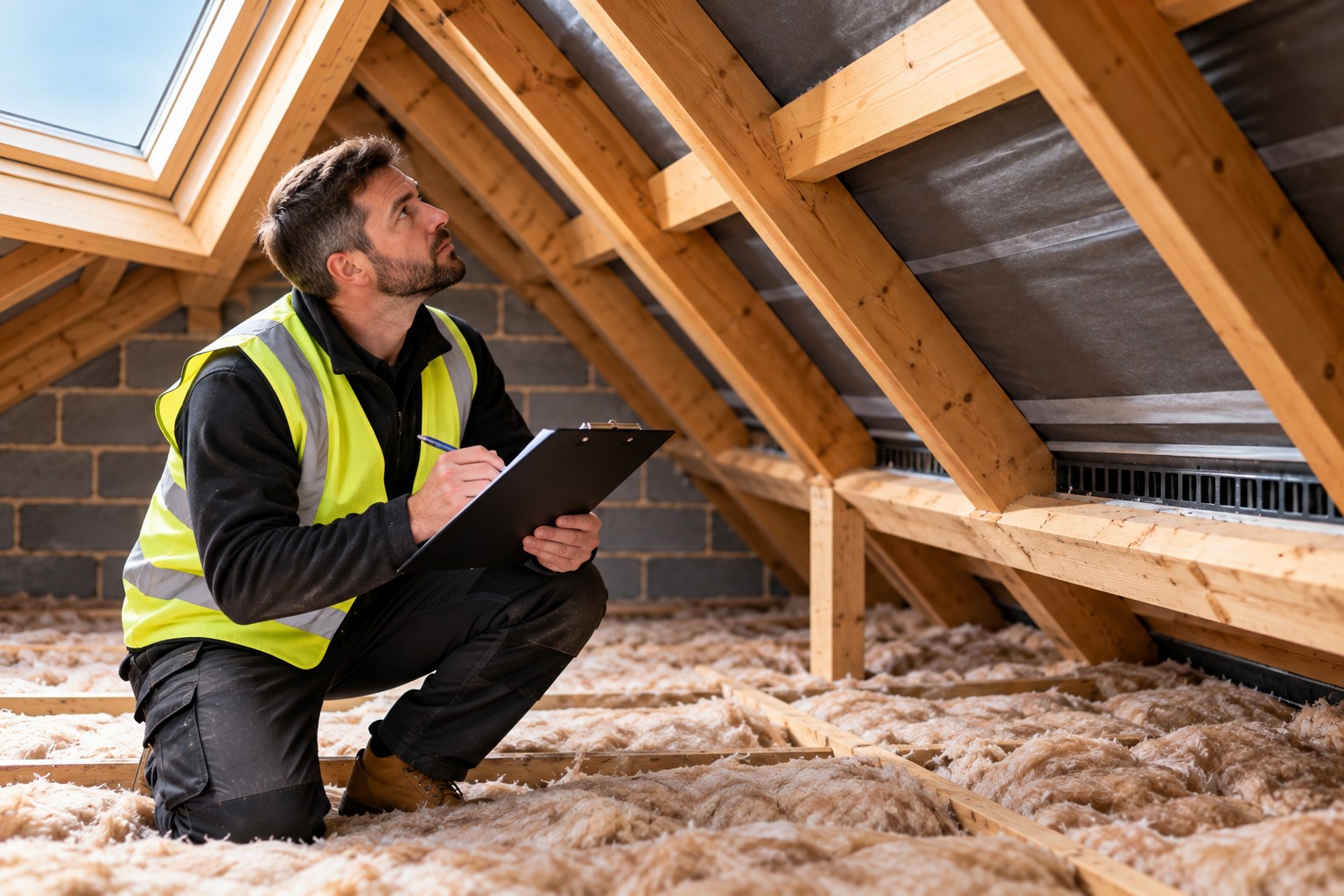 Building regulations compliant loft insulation installation in Manchester property