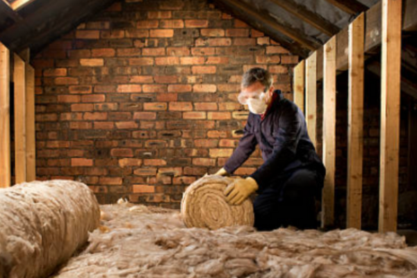 Well-maintained loft insulation in Manchester home showing proper care and upkeep
