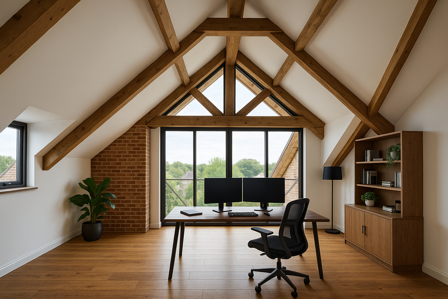 Home Office Loft Conversion in Billinge