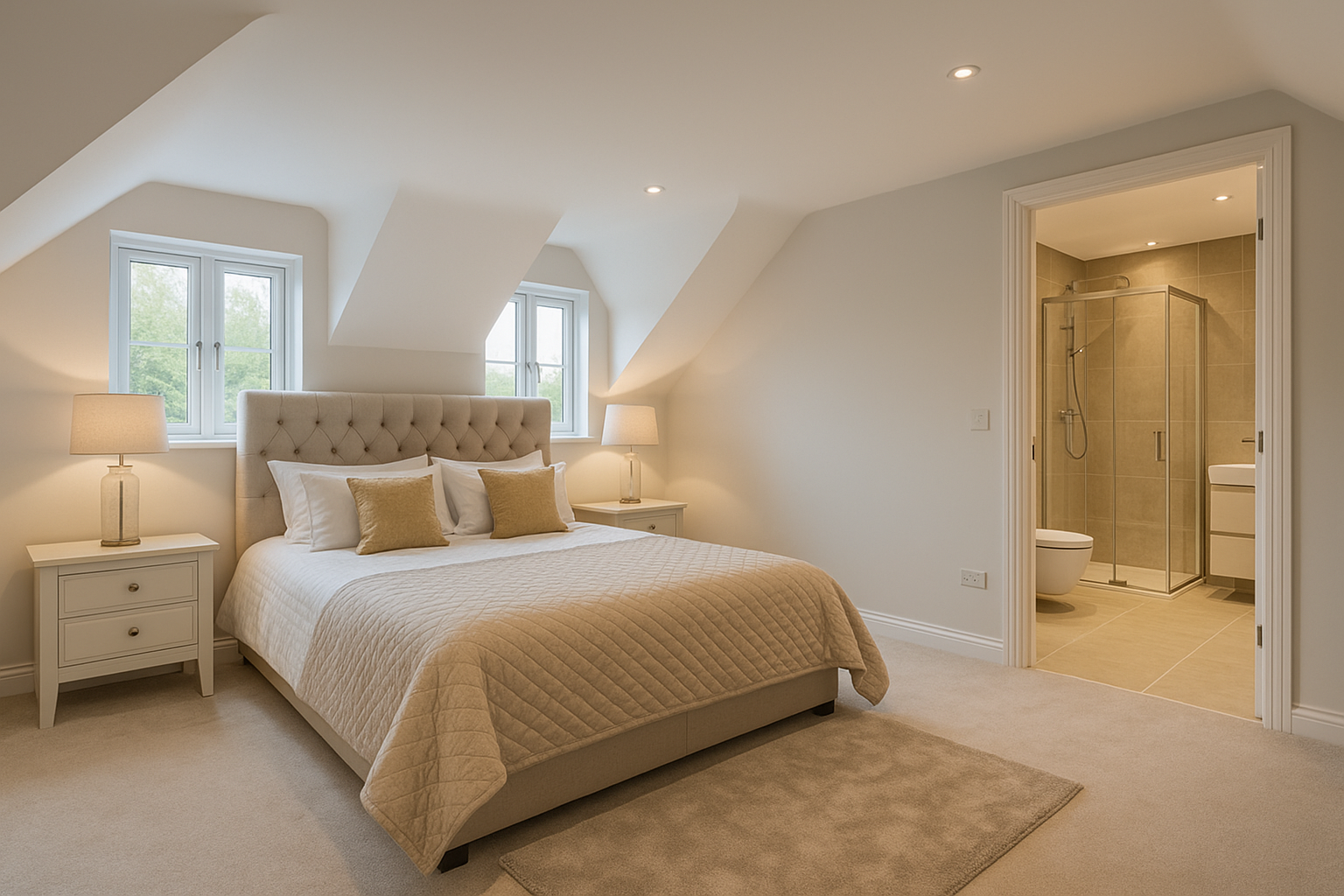 Master Bedroom Suite Loft Conversion in Billinge